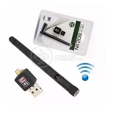 Imagem de Antena Usb 2.0 Receptor De Wifi Wireless Internet Sem Fio 1200Mbps 802.Inn Pc Notebook 20