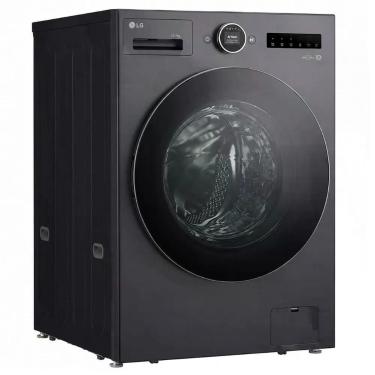 Imagem de Lava e Seca Smart LG WD18GNTS6B 18kg 10kg Ai Dd Turbowash 360 Steam Black Inox 110V