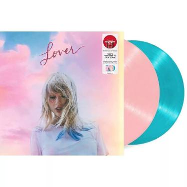 Imagem de Disco de Vinil Republic Records Lover Edição Limitada Rosa e Azul