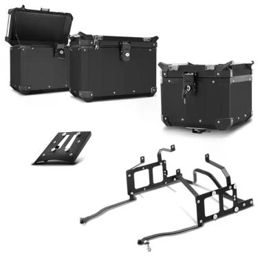 Imagem de Kit Completo Baú Moto Super Adventure Traseiro e Laterais Tiger 800 20