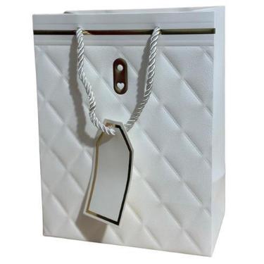 Imagem de Kit Com 10 Sacolas Para Presente Almofadada Embalagem Lisa - Fwb, Bran