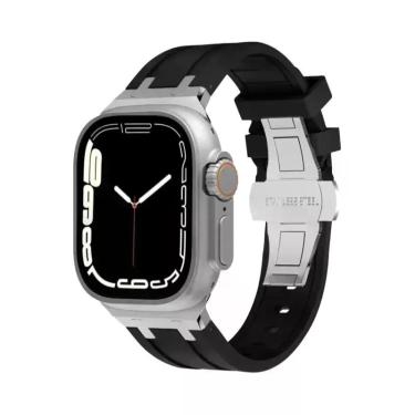 Imagem de Pulseira De Borracha Ultra Macia Para Apple Watch Band 49 45 44 41 42 