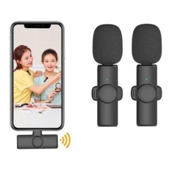 Imagem de Microfone Lapela Sem Fio Duplo Microfone - A.R Variedades MT