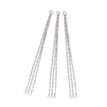 Imagem de Kit 3 Corrente Pendente De Pendurar Vaso e Planta Suporte De Parede Pendente Grande 84 Cm