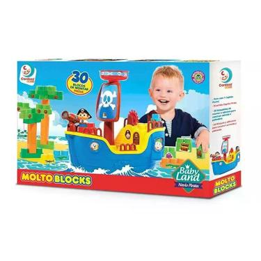 Imagem de Baby Land Navio Pirata 30 Peças