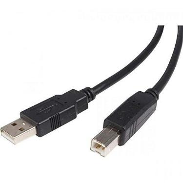 Imagem de PlusCable Cabo USB Para impressora PC-USB1801 Preto - 1.8 Metros USB 2.0 Ponta A USB A Macho e Ponta B USB B Fêmea