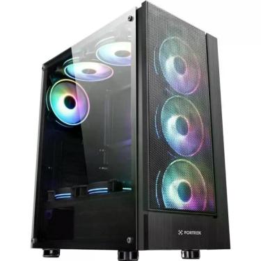 Imagem de Gabinete Gamer Fortrek Cruiser Mid Tower Rgb Preto