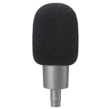 Imagem de YOUSHARES Capa de espuma de filtro pop AT2020 - Para-brisas de microfone grande para microfone condensador AT2020 AT2020USB+ AT2035 para bloquear as plosivas