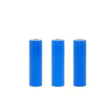 Imagem de Kit 3 Baterias Recarregáveis Li-ion 14500 3,7V 3000mAh  Para Lanterna 