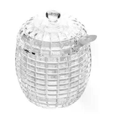 Imagem de Açucareiro de Cristal com Colher Tress 210ml - Lyor