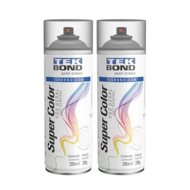Imagem de Kit 2 Verniz Spray Aerossol TekBond Fosco Uso Geral 350ml/250g