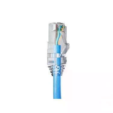 Imagem de Patch Cord Cat5e 0.5M Azul T568A 35104005 para Transmissão Até 1000MBPS com Contatos Banhados a Ouro Azul Furukawa