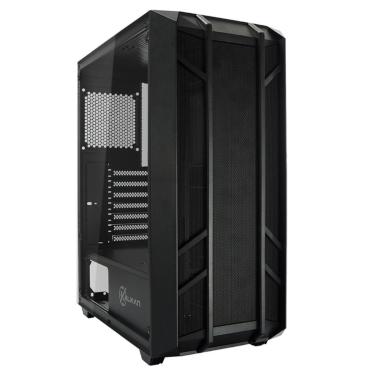 Imagem de Gabinete Gamer Kalkan Alfern - Vidro Temperado - Frontal em Mesh - ATX - Preto - KLK00034