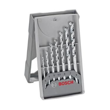 Imagem de Jogo brocas para concreto Bosch CYL-1 7 peças Ø3-4-5-5.5-6-7-8mm