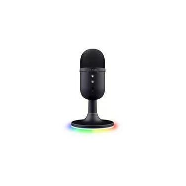 Imagem de Microfone Gamer GXTrust 234 Yunix RGB, USB Compacto, Filtro Pop e Mudo, Preto - 25372