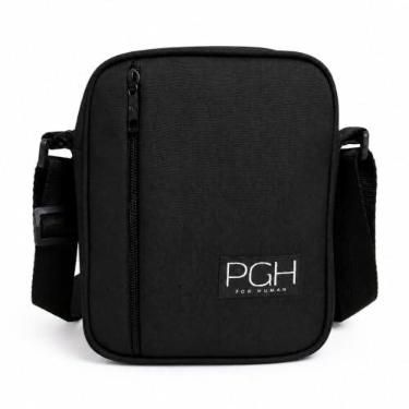 Imagem de Bolsa Shoulder Bag Transversal Pequena Unissex em Lona Impermeável com Alça Ajustável TGF
