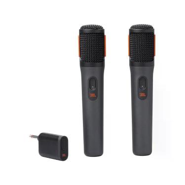 Imagem de Microfone Sem Fio JBL PartyBox Wireless Mic, Kit com 2 Unidades, Conex