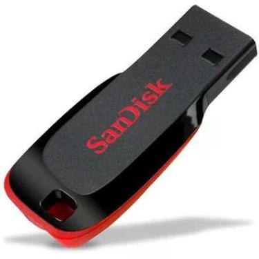 Imagem de Pen Drive Usb Flash Drive Cruzer Blade 128GB Sandisk