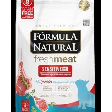 Imagem de Fórmula Natural Fresh Meat Ração Seca Para Cães Adultos De Pequeno Porte Sabor Carne de Cordeiro 2,5Kg