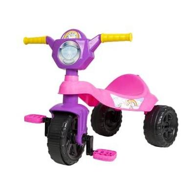 Imagem de Triciclo Infantil Kendy Kemotoca Unicórnio Rosa e Lilás