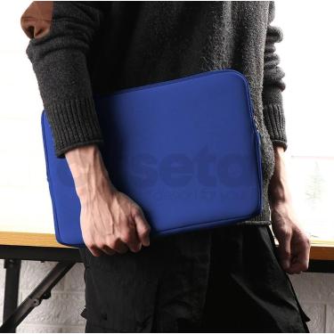 Imagem de Capa Case Pasta Maleta Para Notebook de Neoprene 13 13.3 Polegadas Azu