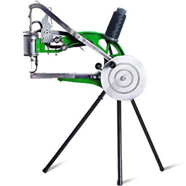 Imagem de NC KEKEROSS Máquina de costura manual de couro, sapato, sapateiro, costura, reparo, remendo, máquina de costura dupla de algodão e nylon