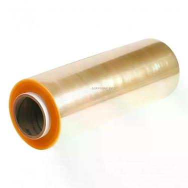 Imagem de Plástico Filme Pvc Plastico 38cm X 300m para Embalar Alimentos Resistente Transparente