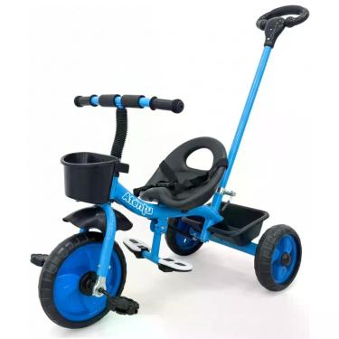 Imagem de Triciclo Infantil com Pedal Empurrador 3 Rodas Atentu Brinquedo Resist
