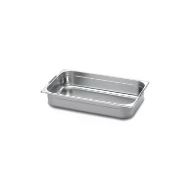 Imagem de Cuba Gastronômica 2/1 Em Aço Inox Com Alças Móveis Profundidade 100 Mm - Aço 304