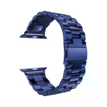 Imagem de Pulseira De Metal Em Aço Inoxidável Para Apple Watch 46mm 42mm 44mm 40