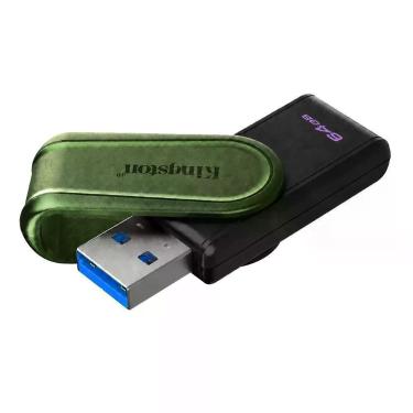 Imagem de Pendrive Kingston Datatraveler Exodia USB 3.2 Gen 1 Alta Velocidade Verde 64GB