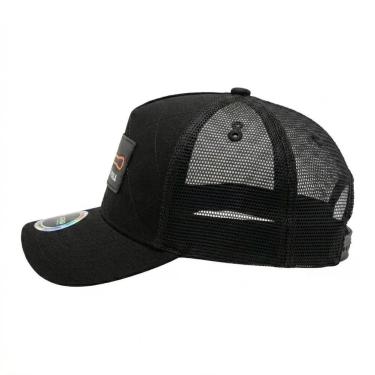 Imagem de Boné Country Trucker Chora Viola Agro Farm Fazenda Aba Curva Preto com Tela Respirável Snapback