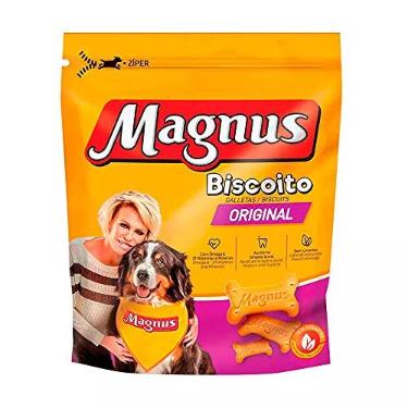 Imagem de Biscoito Crocante para Cães Magnus Original, Sabor Legumes, 400g | Agrado e Recompensa