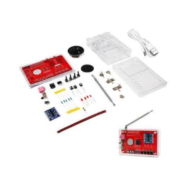 Imagem de Kit De Soldagem DIY De Rádio FM 87-108MHz RDA5807 Para Ensino Escolar 