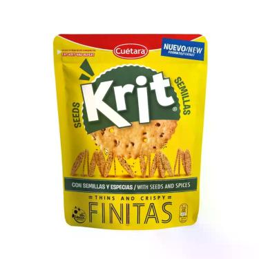 Imagem de Biscoito Krit Finitas 150g - Cuétara Espanha cor:biscoito salgado com 