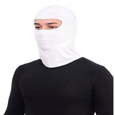 Imagem de Balaclava Touca Ninja Motoqueiro, Máscara, Bandana,Touca Tática (BRANCA)