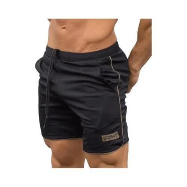 Imagem de Shorts De Corrida Masculinos De Secagem Rápida Em Tecido Mesh Para Ver