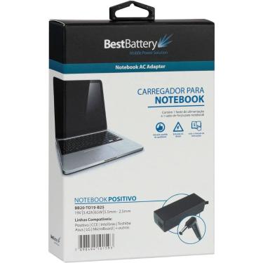 Imagem de Fonte Carregador para Notebook Positivo Master N150 - BestBattery, 65 
