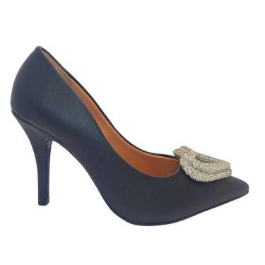 Imagem de Scarpin Sapato Social feminino salto alto Vizzano 1184.1178, Preto, 38