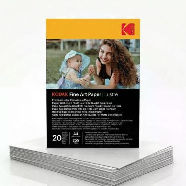 Imagem de Papel Fotográfico Kodak Fine Art Paper Lustre A4 255g - 20 Folhas