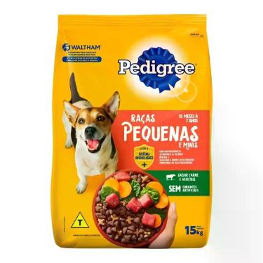 Imagem de Ração Pedigree Raças Pequenas Carne/Vegetais 15kg