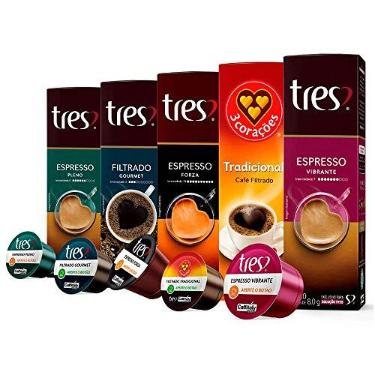 Imagem de 50 Cápsulas Três Corações, Café