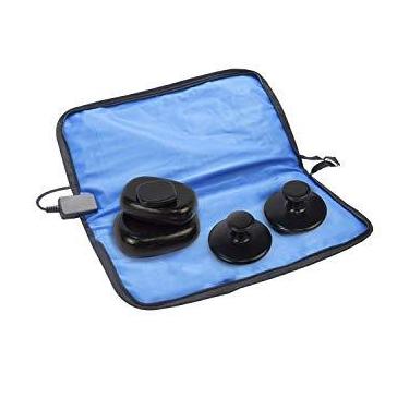 Imagem de Bolsa Térmica Massagem Pedras Quentes Basalticas Estek 110V