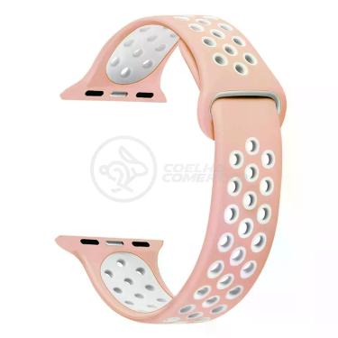 Imagem de Pulseira Silicone Para Iwo Smartwatch 42mm E 44mm Sport - Rosa