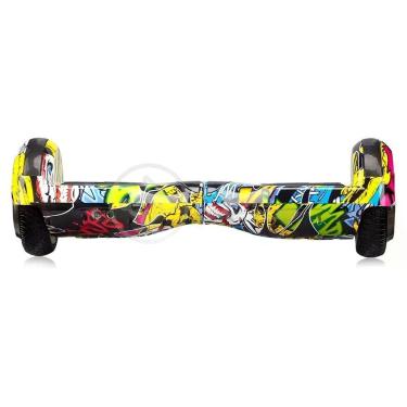 Imagem de Hoverboard Infantil Skate Elétrico Arte Urbana Led Grafite