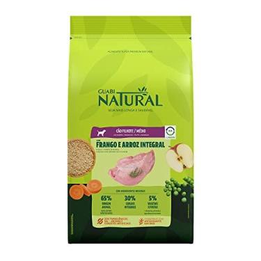 Imagem de Ração Guabi Natural Cães Filhotes Médios Frango e Arroz Integral 20 kg