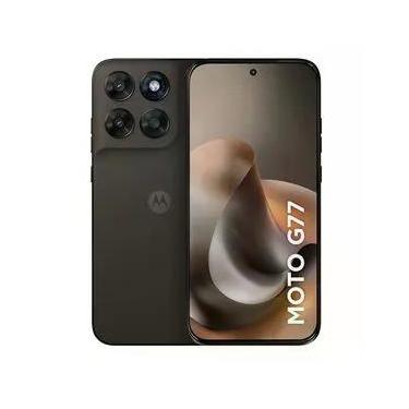 Imagem de Smartphone Motorola Moto G77 5G 256GB 24GB RAM (8GB RAM + 16GB RAM Boost) Câmera Traseira 108MP + 8MP Selfie 32MP Tela 6.8" Bateria 5200mAh - Marrom