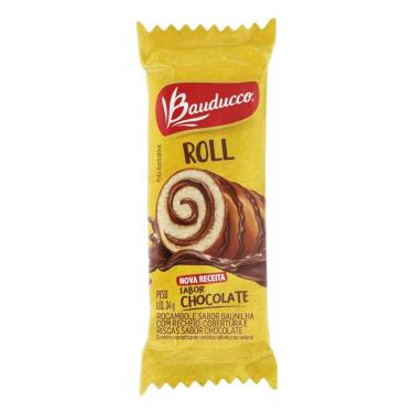 Imagem de Bolinho Bauducco Roll Chocolate Mini bolo 34g