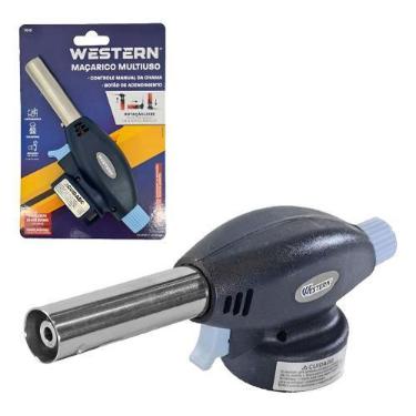 Imagem de Maçarico botão de acendimento e controle manual da chama.  - Western 