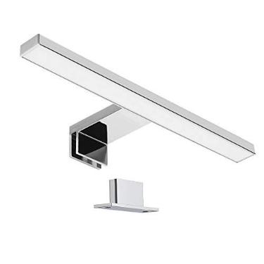 Imagem de Andoer Luminária de espelho LED para banheiro com luz de espelho para maquiagem Luminária de parede com luz de toucador IP44 Branco neutro Comprimento do produto: 300mm